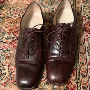 Giorgio Armani lace up leather shoes